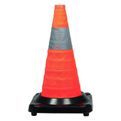 Uniform Safety Signs - 700mm Retractable Traffic Cones [With light, Solid/flashing/off] | RTC750