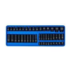 ITM - RYTOOL - IMPACT SOCKET SET TRAY, 3/8" & 1/2" 46PCS - IMPERIAL | RTDL34T46KAF