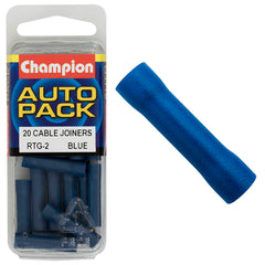 Champion - CRIMP TERMINALS - BUTT SPLICE - BLUE | RTG-2