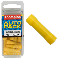 Champion - CRIMP TERMINALS - BUTT SPLICE - YELLOW | RTG-3