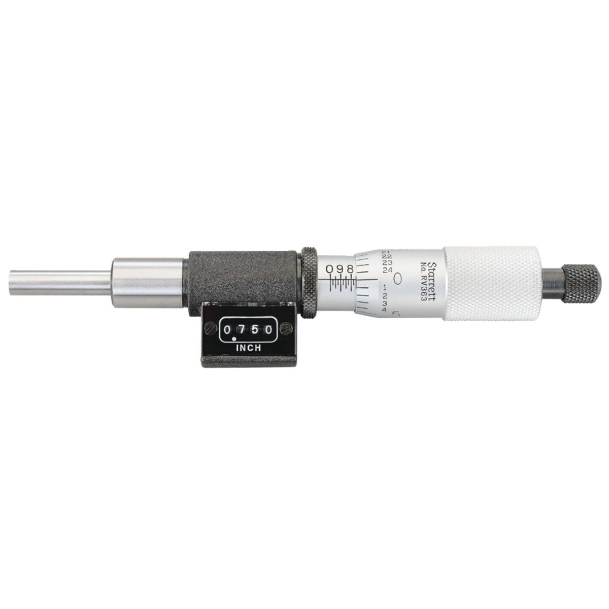 Starrett - Digital Micrometer Head 1-0in Range Reverse Reading .001in Grad | RV363RL