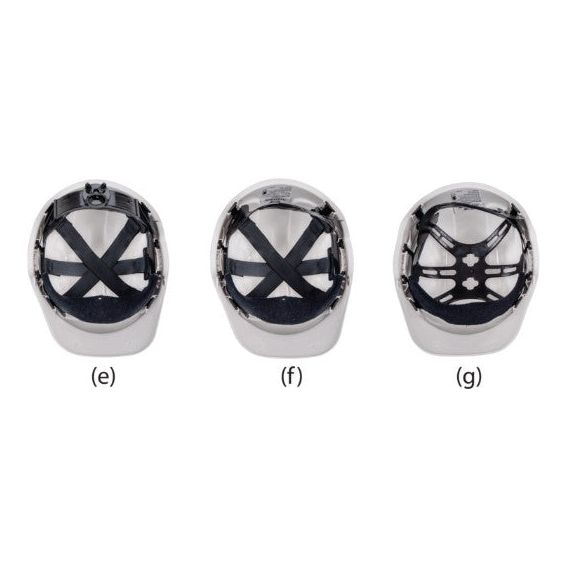 Frontier -  Tuffgard Six Point Terylene Head Gear - Black | 29322297222558