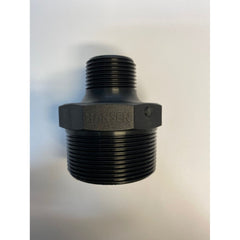 AIP - Nipple Hex Black Nyglass BSPT - 1" X 3/4" | 58-510-016-012 | AIPRHN2520