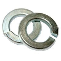 BBI - 1/4" - Imperial Regular Spring Washer Zinc-clear Cr+3 | 349006