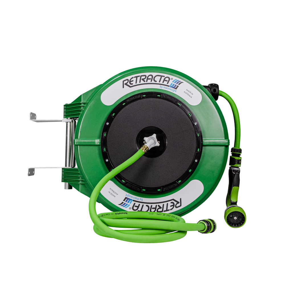Retracta - R3 Garden Water Reel 25m Green Case