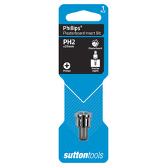 Sutton - Screwdriver Bit S104 Phillips Ph2 25mm Insert Drywall 1Pk | S1040225D