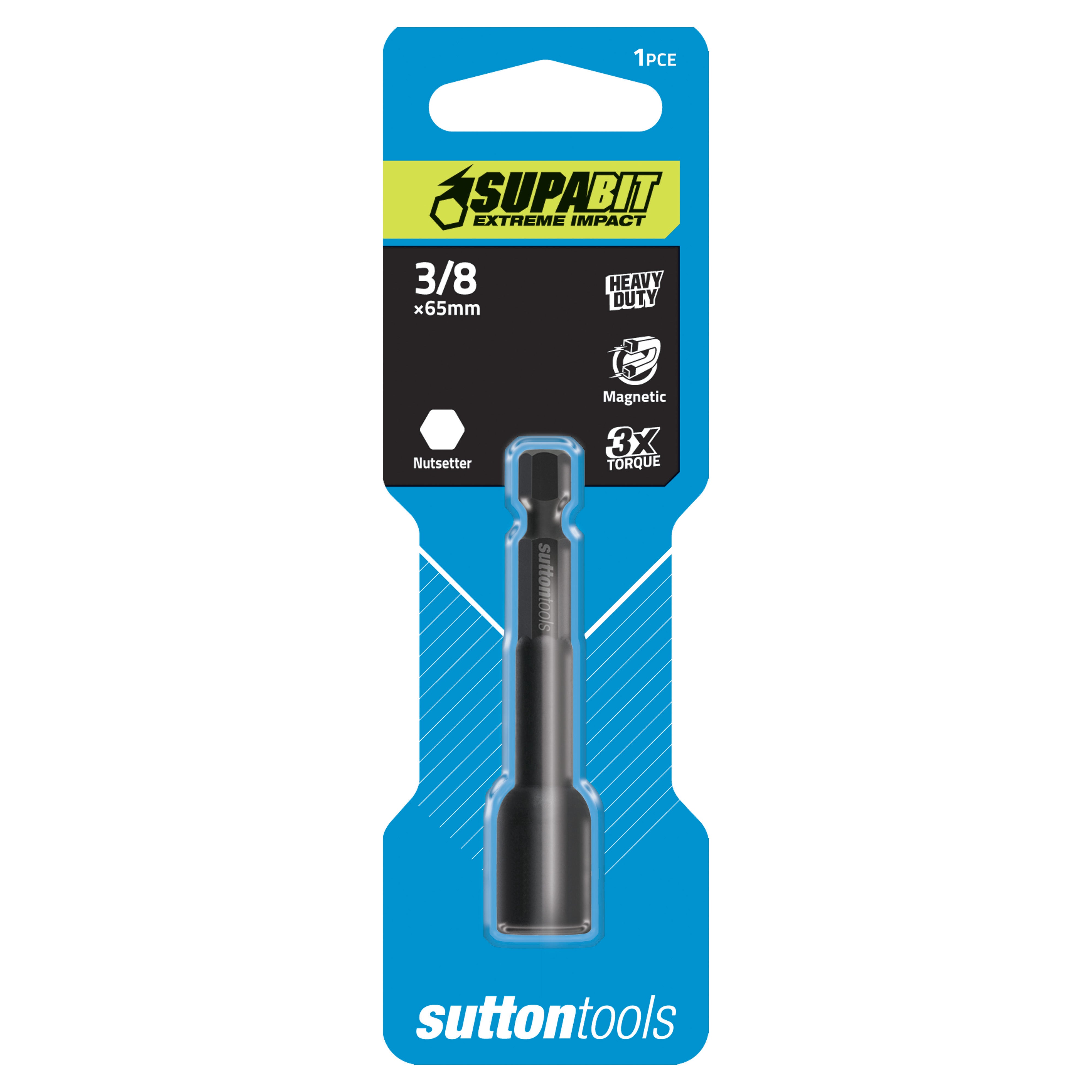 Sutton - Nutsetter Magnetic S132 3/8In 65mm Power 1Pk Supabit | S1320965