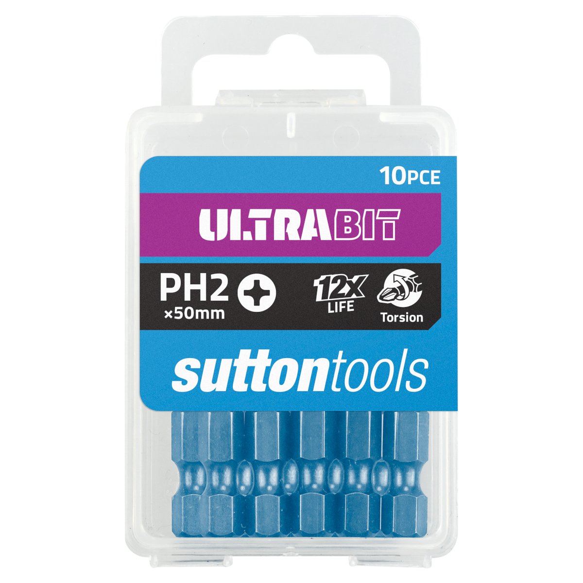 Sutton - Screwdriver Bit S162 Ultra Phillips Ph2 50mm 10Pk | S1620250