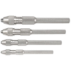 Starrett - Pin Vise Set Sizes 162A/B/C/D In Protective Vinyl Case | S162Z