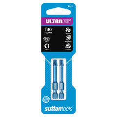 Sutton - Screwdriver Bit S169 Ultra Torx Tx30 50mm 2Pk | S1693050