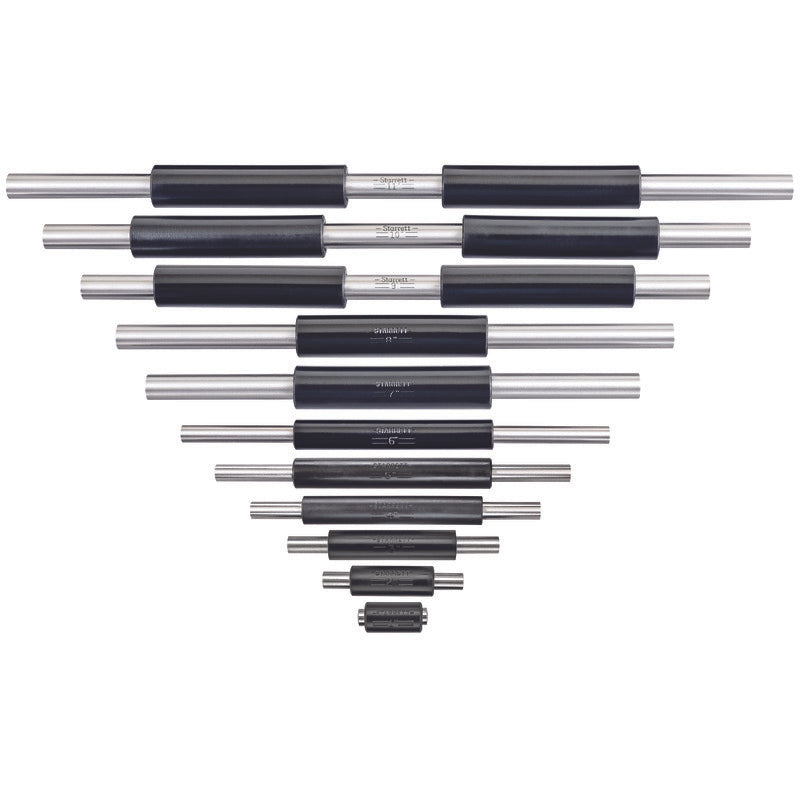 Starrett - Set of 11 Standard End Measuring Rods | S234G