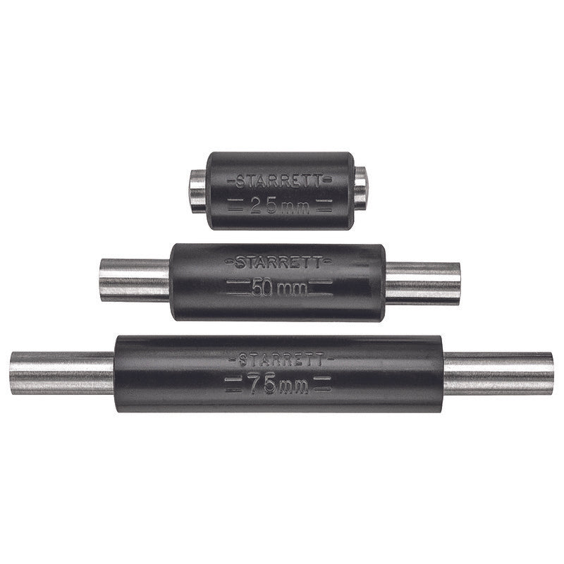 Starrett - Set of 3 Metric Standard End Measuring Rods | S234MD
