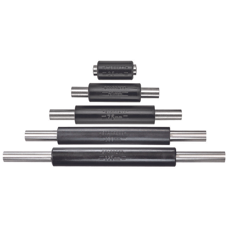 Starrett - Set of 5 Metric Standard End Measuring Rods | S234ME