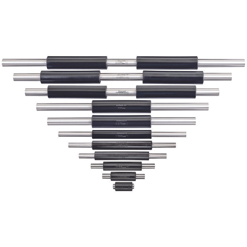 Starrett - Set of 11 Metric Standard End Measuring Rods | S234MG
