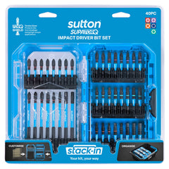Sutton Tools - Scrdrv Bit S250 Supatorq Power Bits STACK-IN Set 40Pc | S250S40A