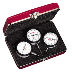 Starrett - Dial Indicator Set: (3) 25-111J 25-131J 25-441J Case | S253Z