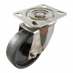 EHI - 100mm High Temp Swivel Plate Castor Stainless Steel | S32ASSTW100