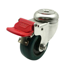 Richmond Rolling Solutions - S3318B RR3370 SWIVEL S/STEEL DUROLITE C/W BRAKE | 061SSPS3318B