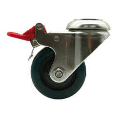 Richmond Rolling Solutions - S3318B RR3370 SWIVEL S/STEEL DUROLITE C/W BRAKE | 061SSPS3318B