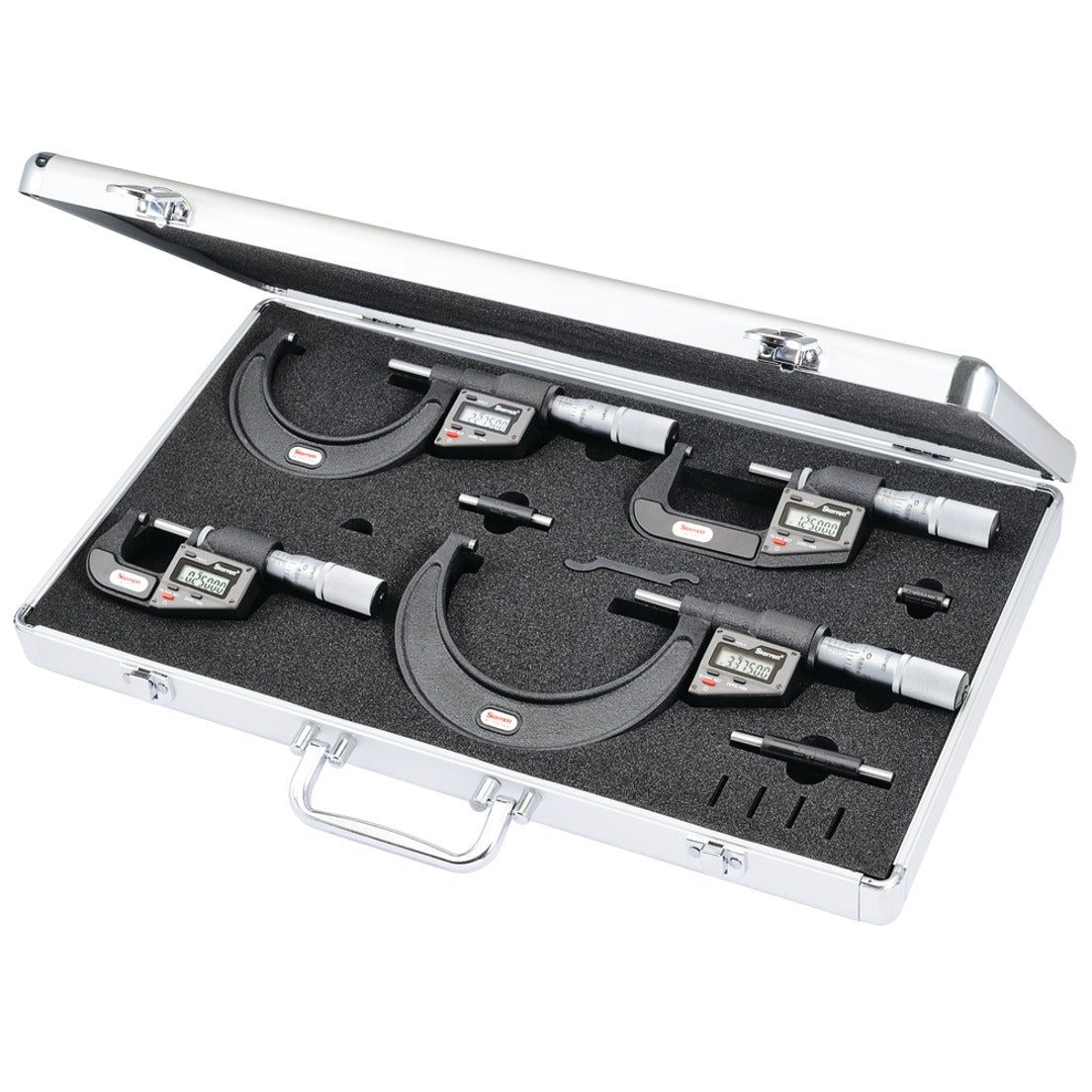 Starrett - ELECTRONIC MICROMETER SET- 0-4 | S3732BXFLZ