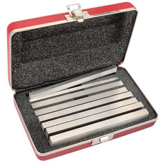 Starrett - Steel Parallel Set: (4 Pairs) Sizes G/H/R/M in Case | S384-2Z
