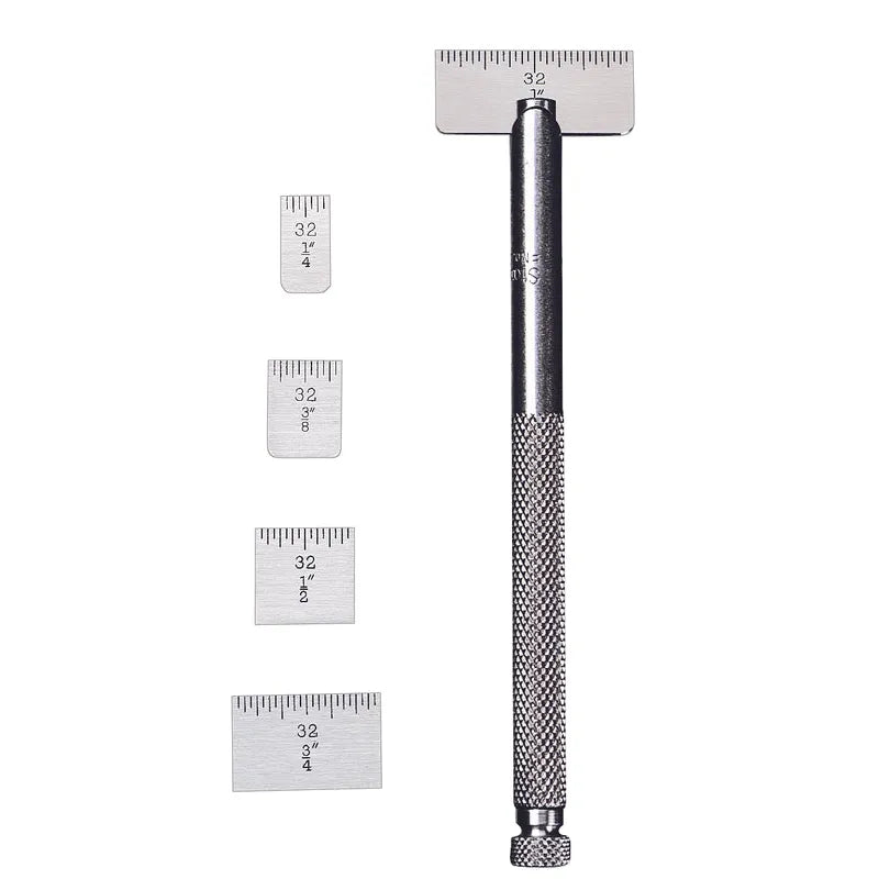 Starrett - Steel Rule Set: 5 Rules w/ Holder in Case | S423Z