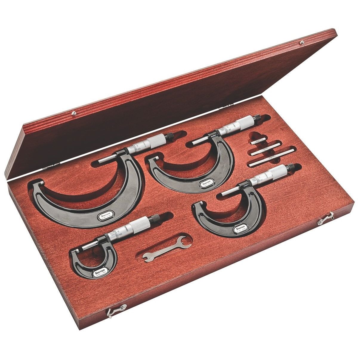 Starrett - Micrometer Set  0-300mm  0.01mm  Carbide Faces | S436.1MEXRLZ