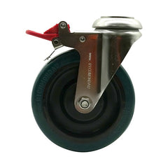 Richmond Rolling Solutions - S5518B RR5570  SWIVEL S/STEEL DUROLITE C/W BRAKE | 061SSPS5518B