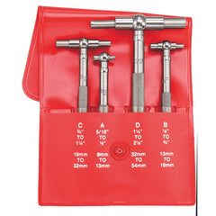 Starrett - Telescoping Gage 4 Pce Set: 579A/B/C/D Self Centering | S579GZ