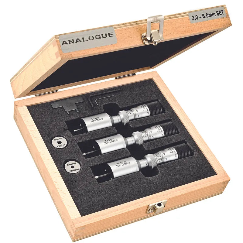 Starrett - MICROMETER- INSIDE SET 3-6MM RANGE | S78MXTBZ