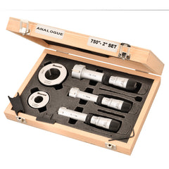 Starrett - Micrometer Set  3/4-2in 3-point Carbide Contact | S78XTEZ