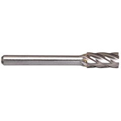 Alpha-3/8In Cylindrical Aluminium Cut Carbide Burr