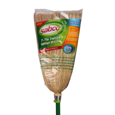 Sabco - Naturals 7-Tie Millet Broom | SAB22025