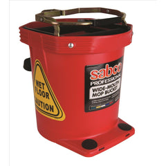 Sabco - Sabco Professional Wide Mouth Mop Bucket 16L Red | SAB37026