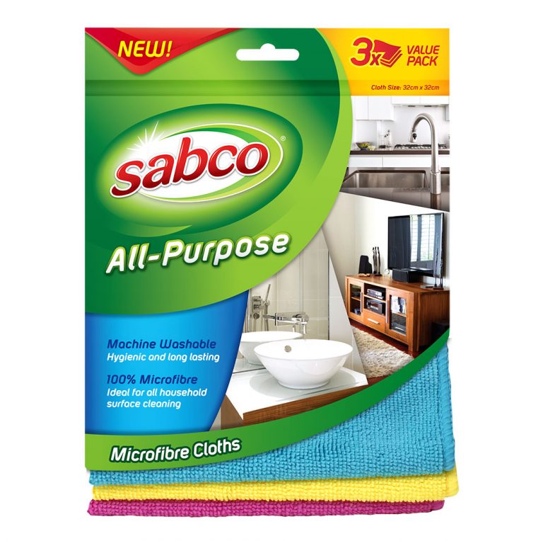 Sabco - All Purpose Microfibre Cloths | SAB60064