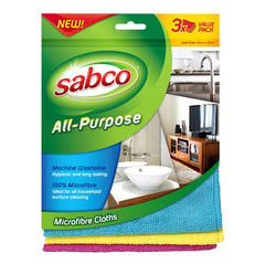 Sabco - All Purpose Microfibre Cloths | SAB60064
