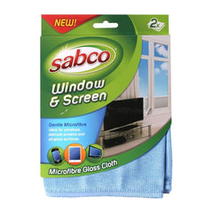 Sabco - Window & Screen Cloth 2pk | SAB60066