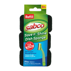 Sabco - Trigger Dish Sponge Refill 3pk | SAB60082