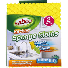 Sabco - Kitchen Sponge Cloth 2pk | SAB62103
