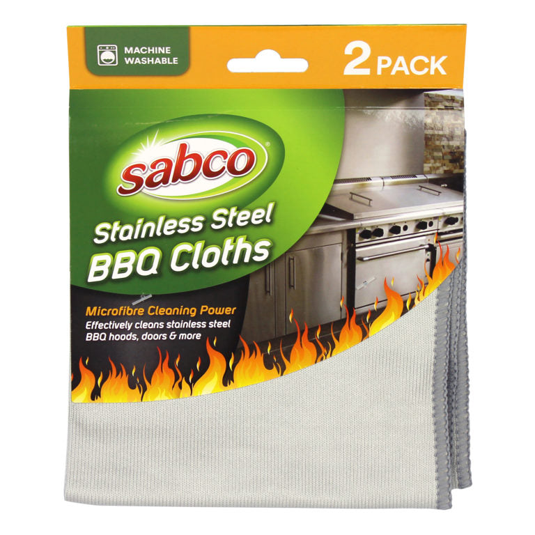 Sabco - Stainless Steel Bbq Cloths 2pk | SAB62109