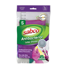 Sabco - Antibacterial Gloves 1 Pair - Small | SAB80003