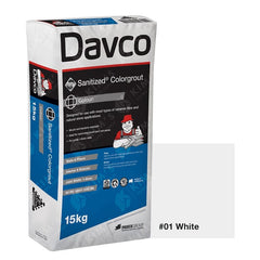 Davco Sanitized Colorgrout 01 Bg 15kg | 616632