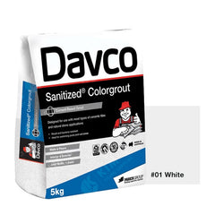 Davco Sanitized Colorgrout 01 Bg 5kg | 616707