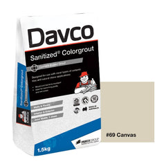 Davco Sanitized Colorgrout 69 Bg 1.5kg | 616603