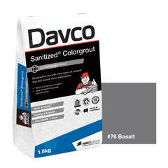 Davco Sanitized Colorgrout 76 Bg 1.5kg | 616623