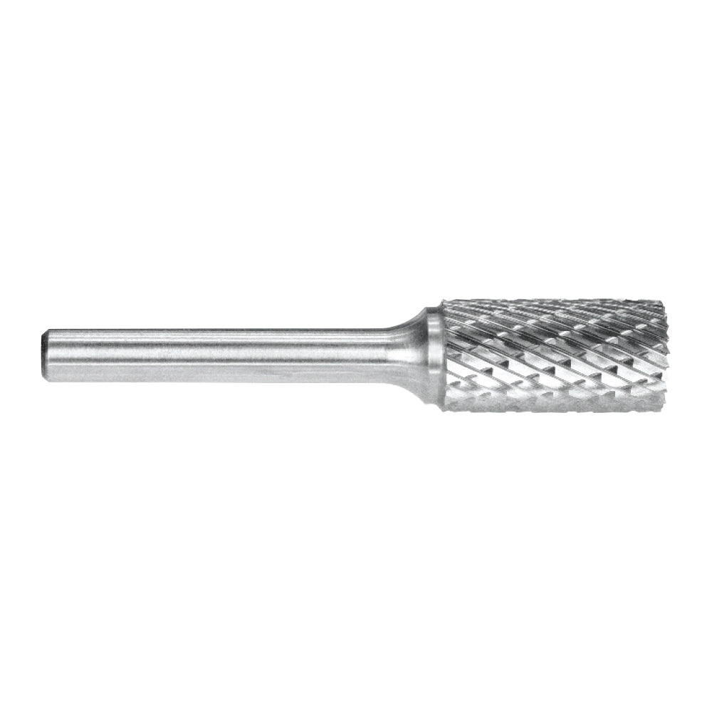 Alpha-1/2In Cylindrical Carbide Burr With End Cut | Silver Series