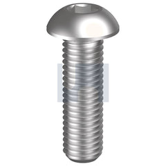 Hobsons - 5/16" x 1-1/4" - ANSI B18.3 Button Head Socket Screw H - 304 Stainless - A2 - UNC | SB04PC0310125