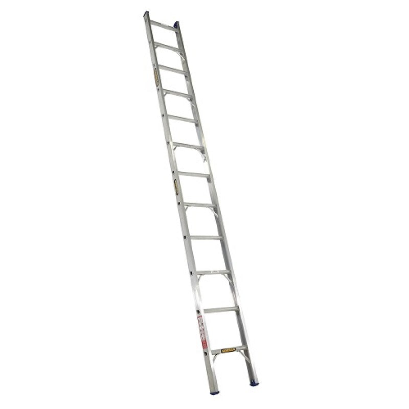 Gorilla - Single builders ladder 3.7m (12ft) Aluminium 140kg Industrial | SBL012-I