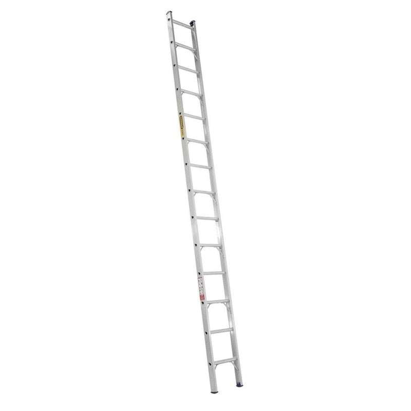 Gorilla - Single builders ladder 4.6m (15ft) Aluminium 140kg Industrial | SBL015-I