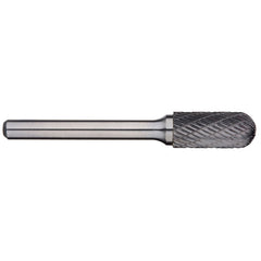 Alpha-7/16In Cylindrical Ball Nose Carbide Burr